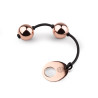 Rosy Gold Boules de geisha Kegel Balls 9.4 x 2.8 cm